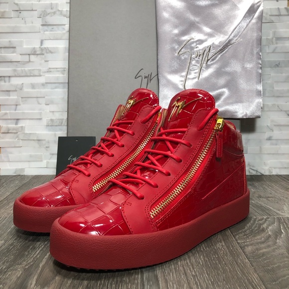 red high top giuseppes